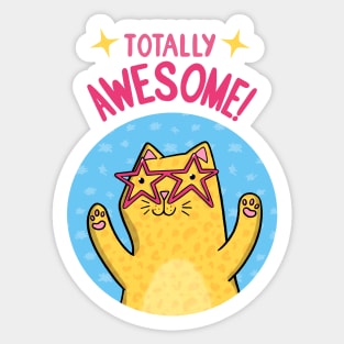 Awesome Cat Sticker